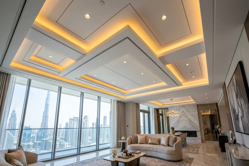 False Ceiling & Ceiling Lights in Dubai